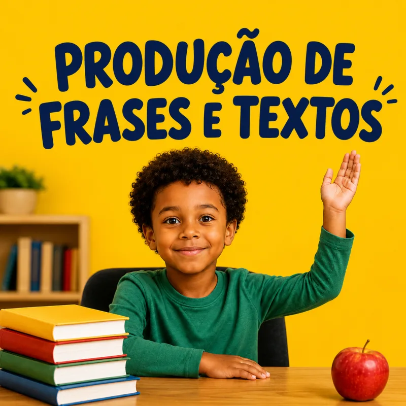 Capa do material Produção de Frases e Textos